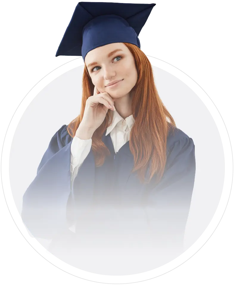 Fotografía de una estudiante